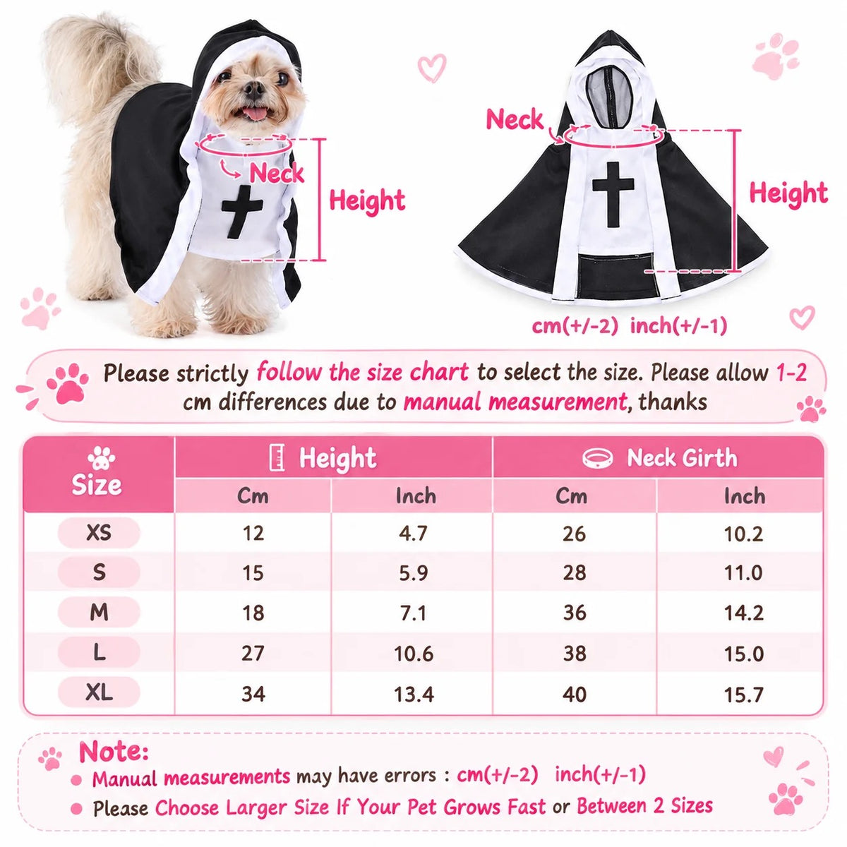 HolyPawz Pet Costume