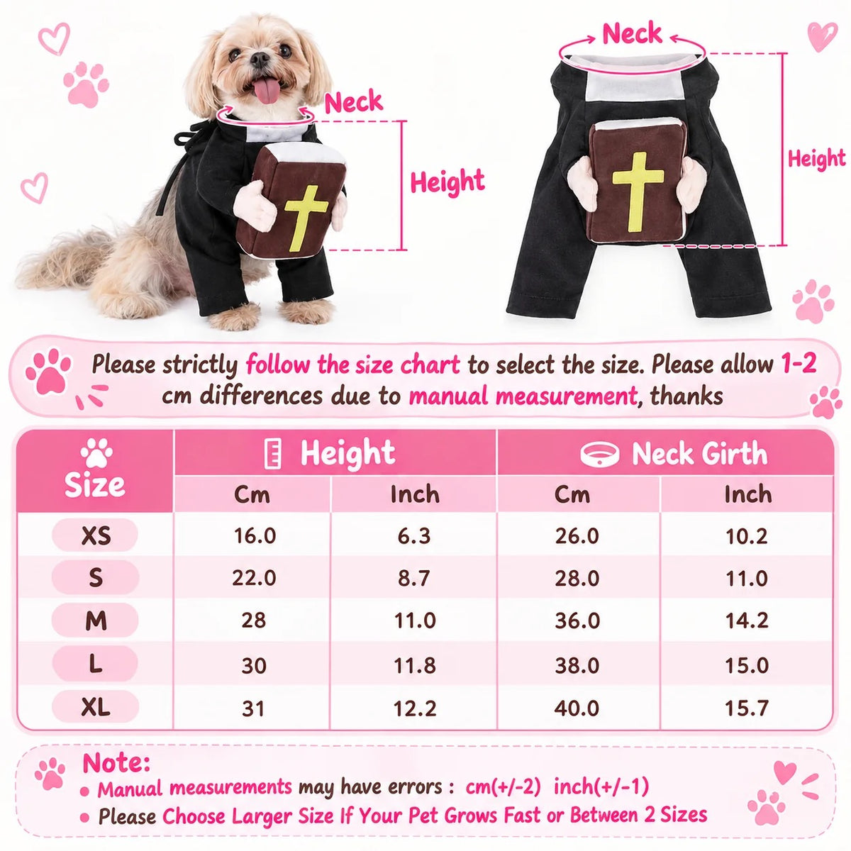 HolyPawz Pet Costume